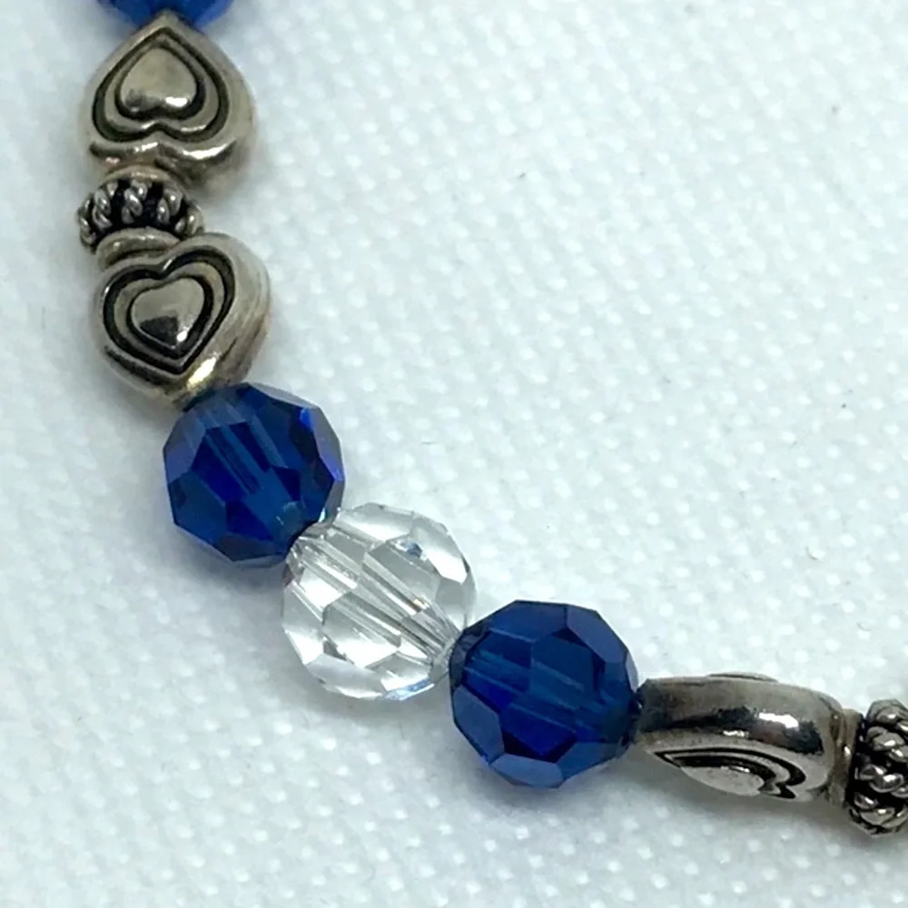 Elegant 925 silver bracelet Swarovski crystals‎